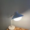 Shaded Orb Task Lamp Cream