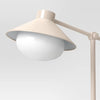 Shaded Orb Task Lamp Cream