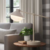 Shaded Orb Task Lamp Cream