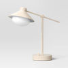 Shaded Orb Task Lamp Cream