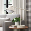 Shaded Orb Task Lamp Cream