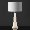 Gardiner Alabaster Tiered Table Lamp