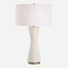 Ridgeline Matte White Table Lamp