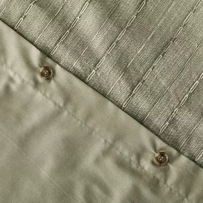 3pc Washed Loop Stripe Duvet Cover Bedding Set