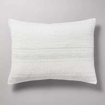 3pc Heather Stripe Comforter Bedding Set Twilight Taupe