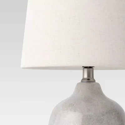 Assembled Ceramic Table Lamp Gray
